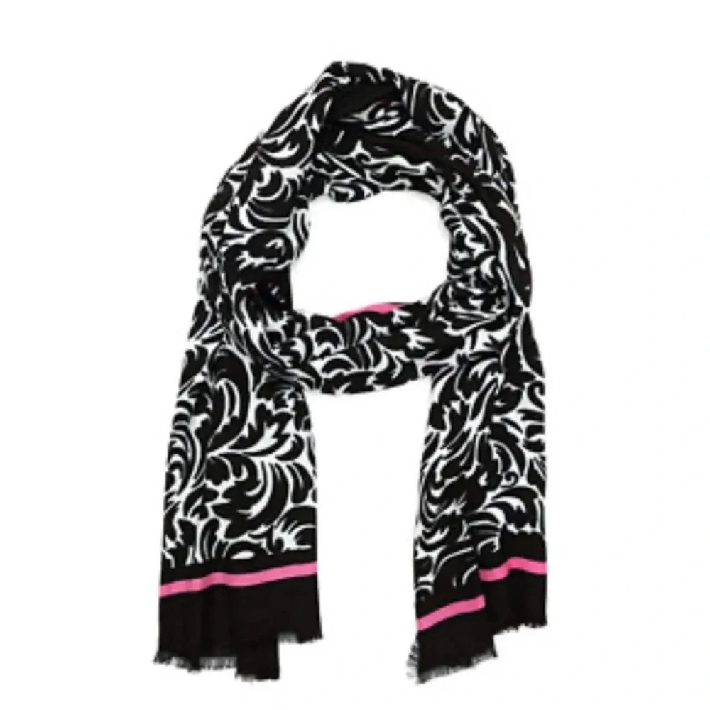 Kate Spade New York Women's Flourish Swirl Oblong Scarf‎ NWT
